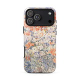 The Island Garden - Childe Hassam Phone Case Iphone 17 Pro Max / Gloss Floral-patterned Soft Peach Lavender White Blossoms, Appledore