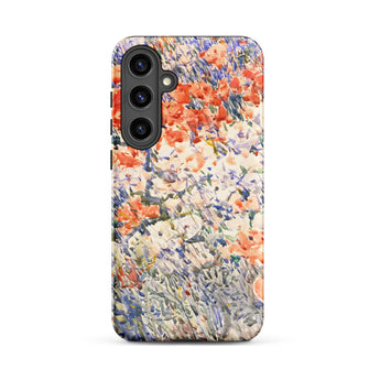 Der Island Garden - Childe Hassam Samsung Hülle, Galaxy S24 Plus / Matt, Handyhüllen, Toby Leon