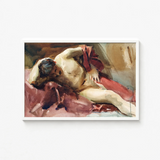 Framed Painting Nude Figure Draped Red Fabric Rendered Italian Model, Male, Time Sargent Made, Gilded Age Offered, Reclining, Sojourn Work