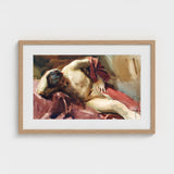 Italian Model - John Singer Sargent Art Print / Canvas, Male Nude, Time Made, Gilded Age Offered, Reclining, Sojourn Work Prints