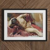 Italian Model - John Singer Sargent Art Print / Canvas, 30x20’’ / 76x51cm / Black Frame / Matboard, Posters Prints & Visual Artwork, Toby