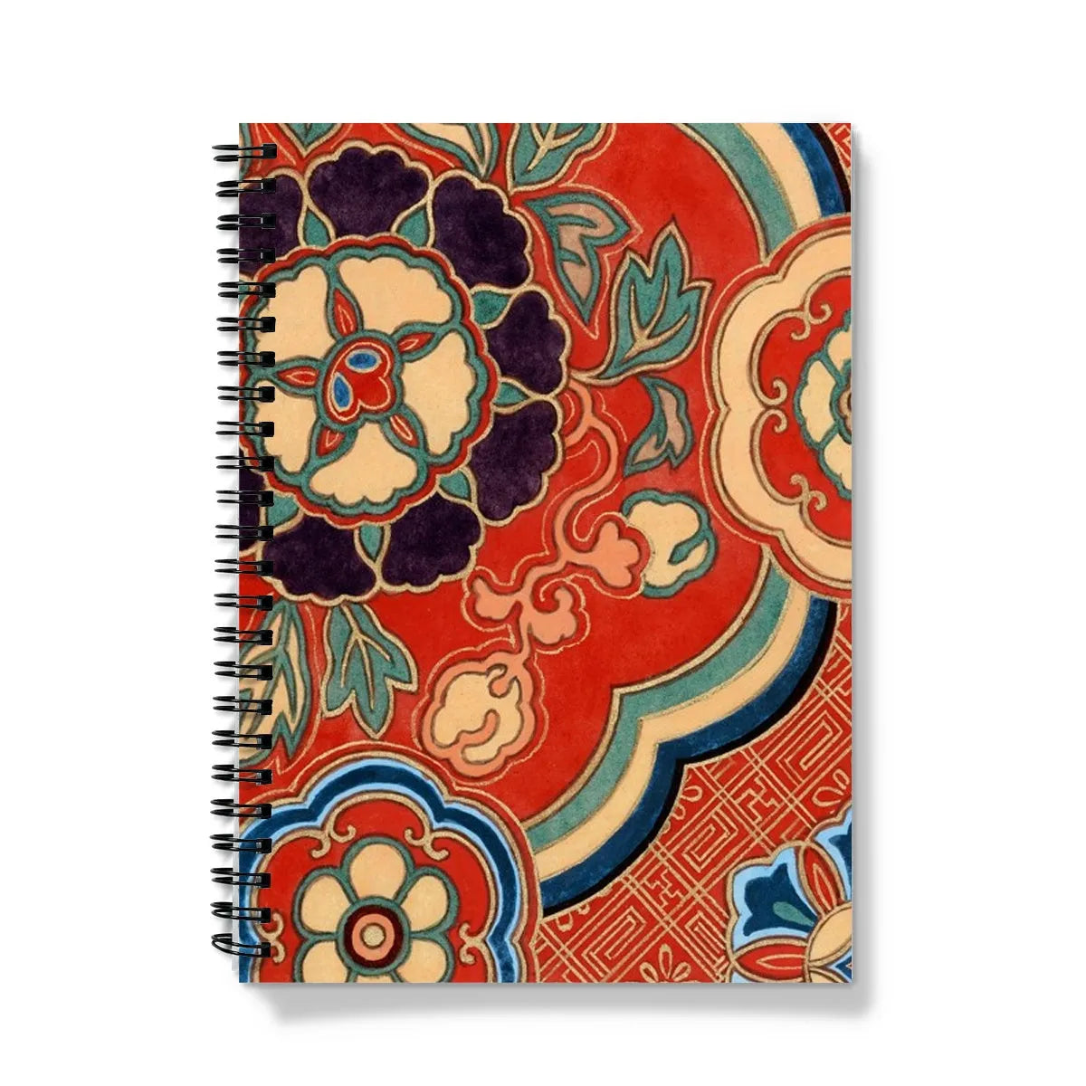 Ito Nishiki Kimono Pattern Notebook - A5 / Graph - Notebooks & Notepads - Aesthetic Art
