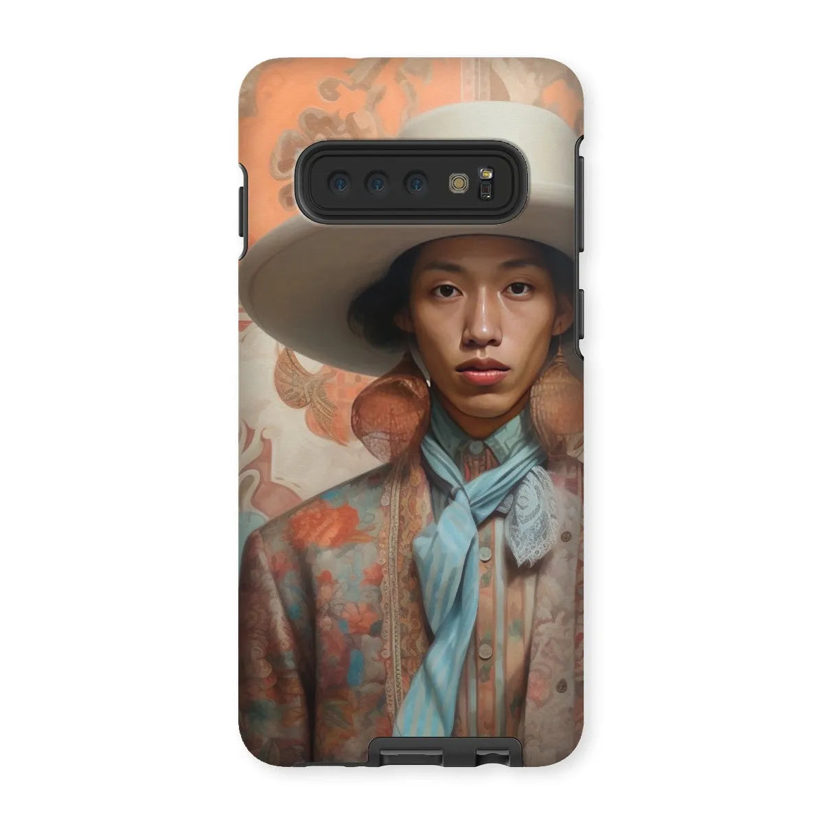 Iyaan The Gay Cowboy - Dandy Gay Aesthetic Art Phone Case - Samsung Galaxy S10 / Matte - Mobile Phone Cases - Aesthetic