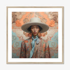 Iyaan - Gay Malay Cowboy Dandy Art Print