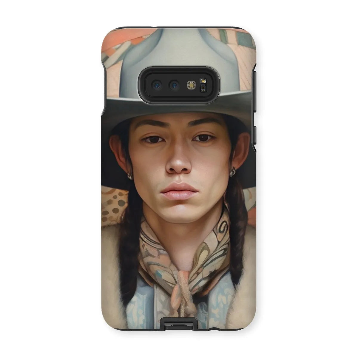 Jacy The Gay Cowboy - Dandy Gay Aesthetic Art Phone Case - Samsung Galaxy S10e / Matte - Mobile Phone Cases - Aesthetic