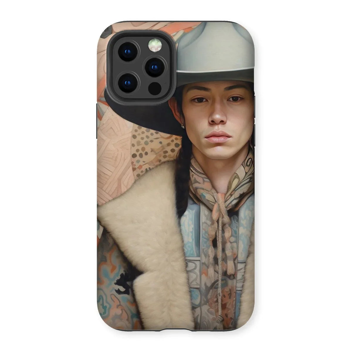 Jacy - Gay Native American Cowboy Iphone Case 12 Pro / Matte Mobile Phone Cases