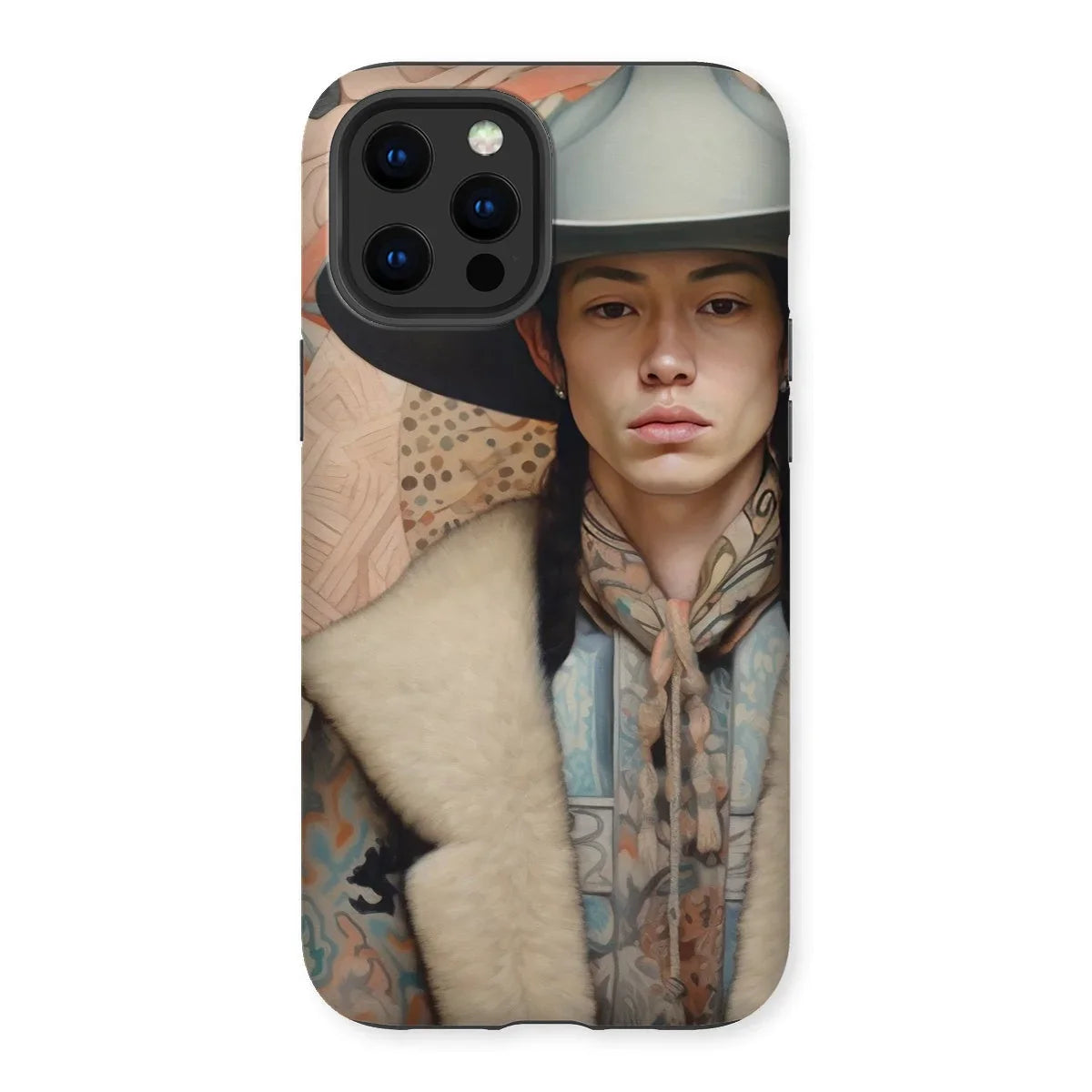 Jacy - Gay Native American Cowboy Iphone Case 13 Pro Max / Matte Mobile Phone Cases