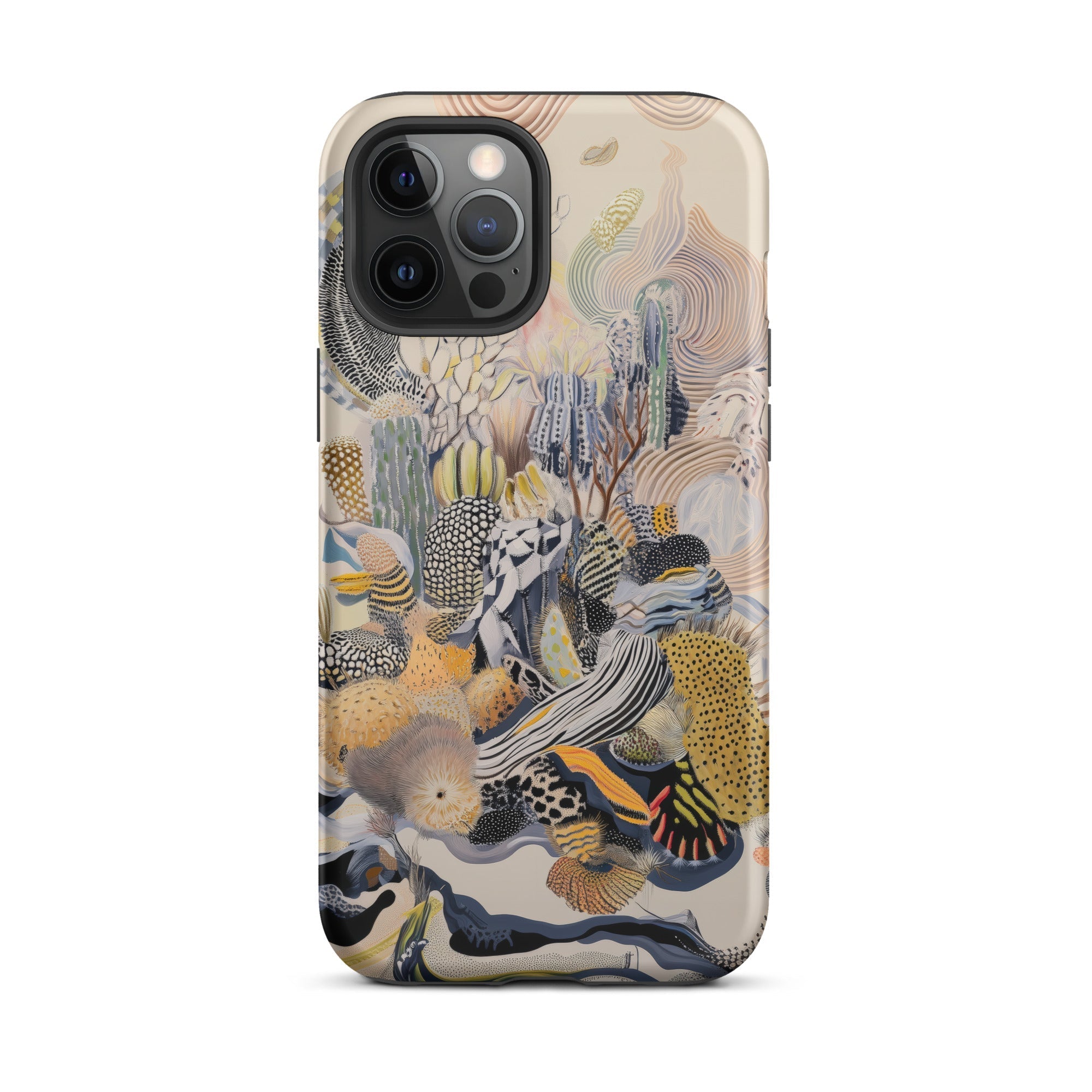 Jamboree Surreal Desert Cacti Art Iphone Case, 12 Pro Max / Matte, Artistic Patterned Phone Case