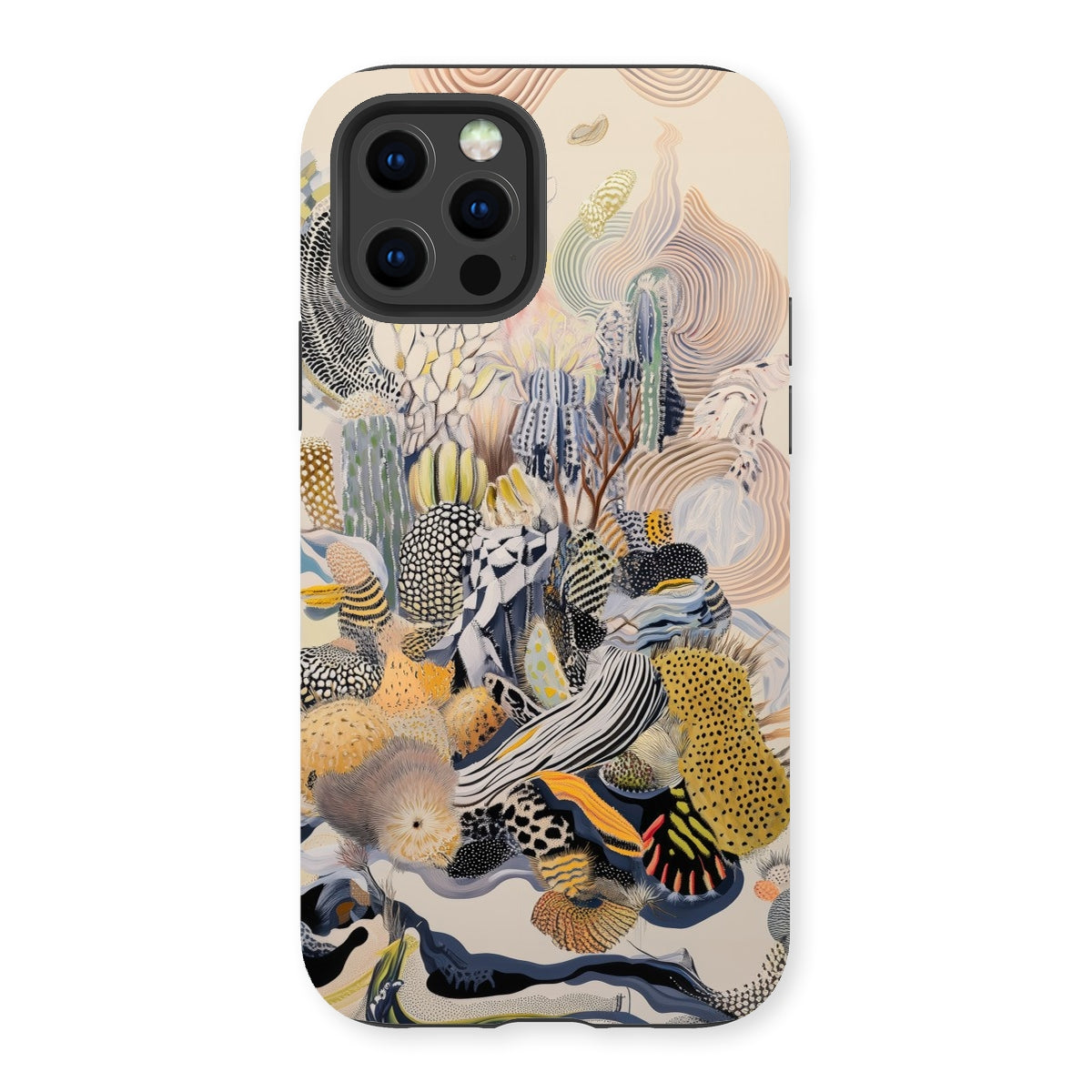Jamboree - Surreal Desert Cacti Art Iphone Case, 13 Pro / Matte, Abstract Patterned Phone Case
