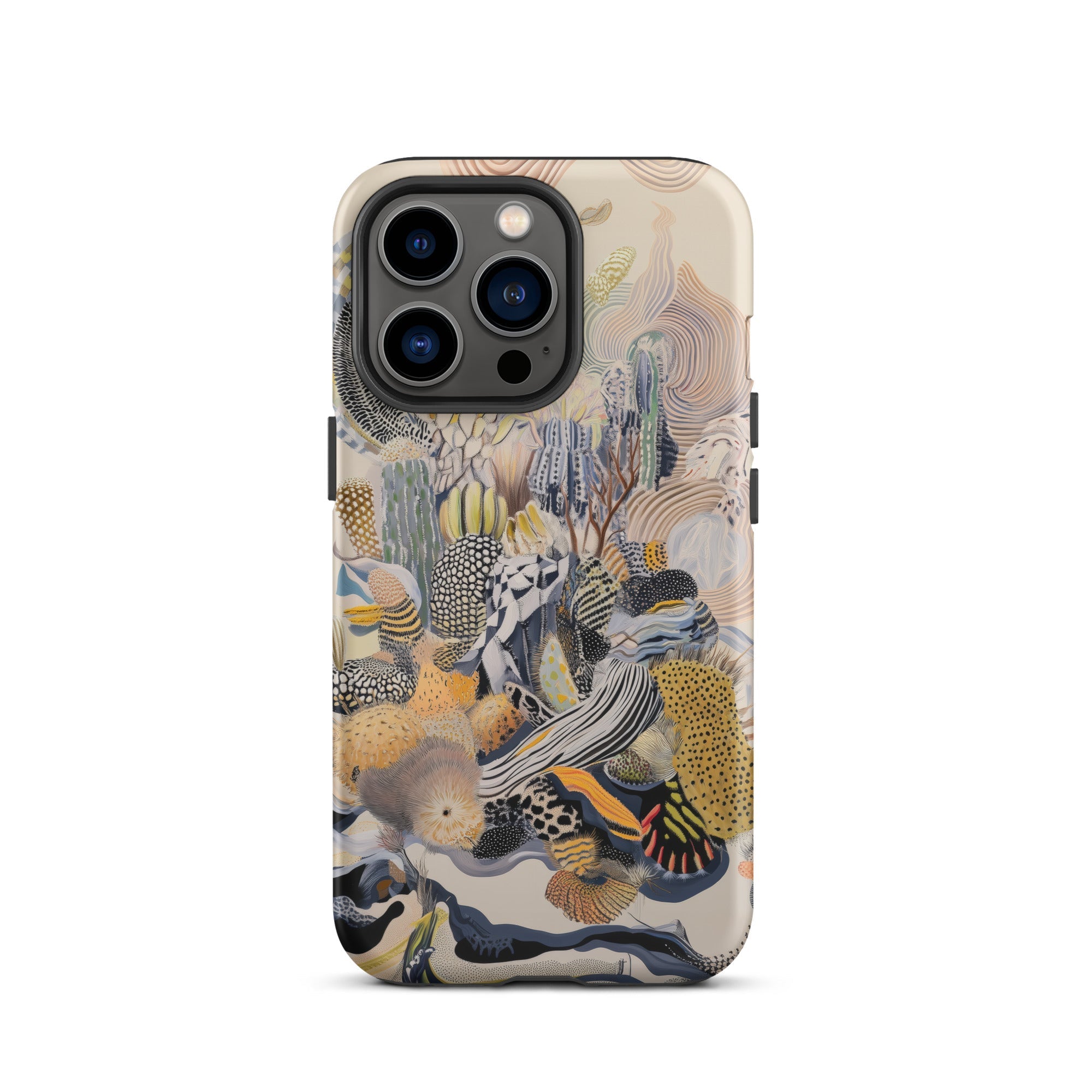 Jamboree Surreal Desert Cacti Art Iphone Case, 13 Pro / Matte, Artistic Patterned Phone Case