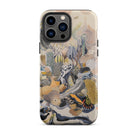 Jamboree Surreal Desert Cacti Art Iphone Case, 13 Pro Max / Matte, Iphone Case Abstract Coral Reef Design