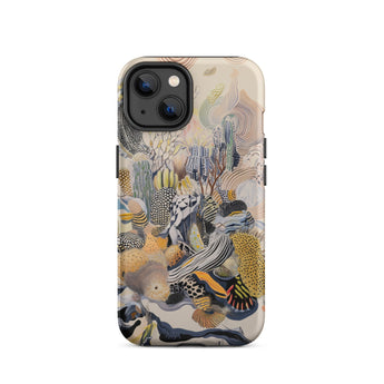 Jamboree - Surreal Desert Cacti Art Iphone Case, 14 / Matte, Artistic Phone Case