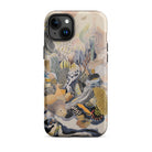 Jamboree Surreal Desert Cacti Art Iphone Case, 15 Plus / Matte, Iphone Case Abstract Coral Reef Design