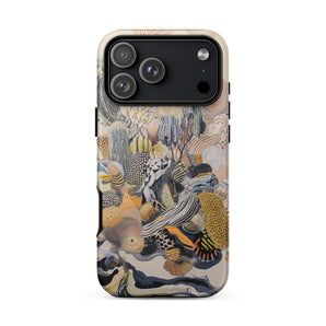 Jamboree - Surreal Desert Cacti Art Phone Case Iphone 17 Pro Max / Matte Iphone 12 Pro Max Case Abstract Floral Design Surreal Desert