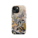 Jamboree - Surreal Desert Cacti Art Phone Case Iphone 15 / Matte Artistic Phone Case Surreal Desert Cacti, Cacti Art Iphone Case,