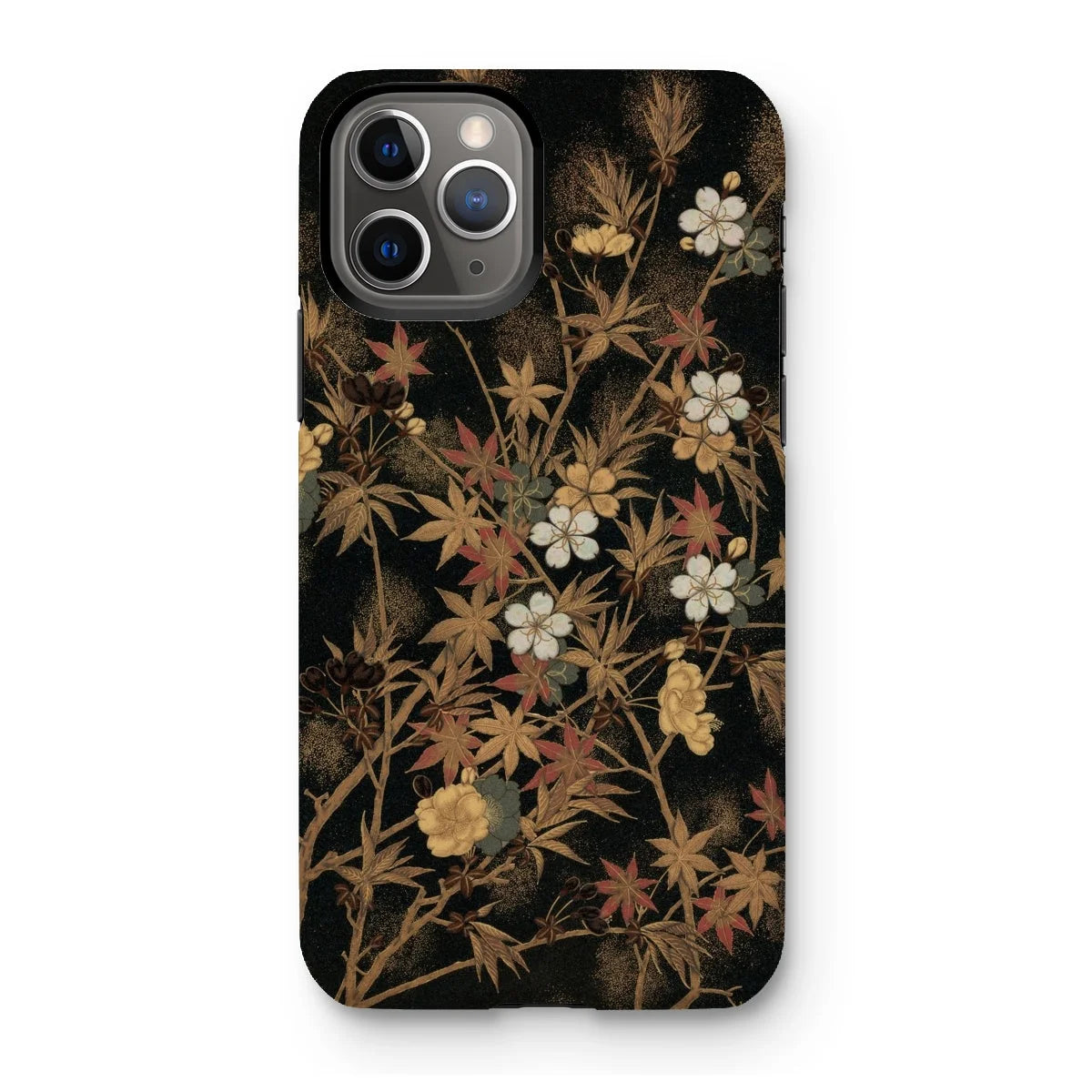 Japanese Autumn Flowers - G.a. Audsley Iphone Case 11 Pro / Matte Mobile Phone Cases