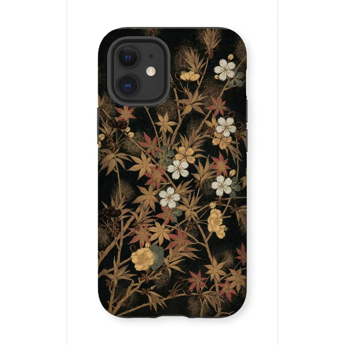 Japanese Autumn Flowers - G.a. Audsley Iphone Case - 12 Mini / Matte