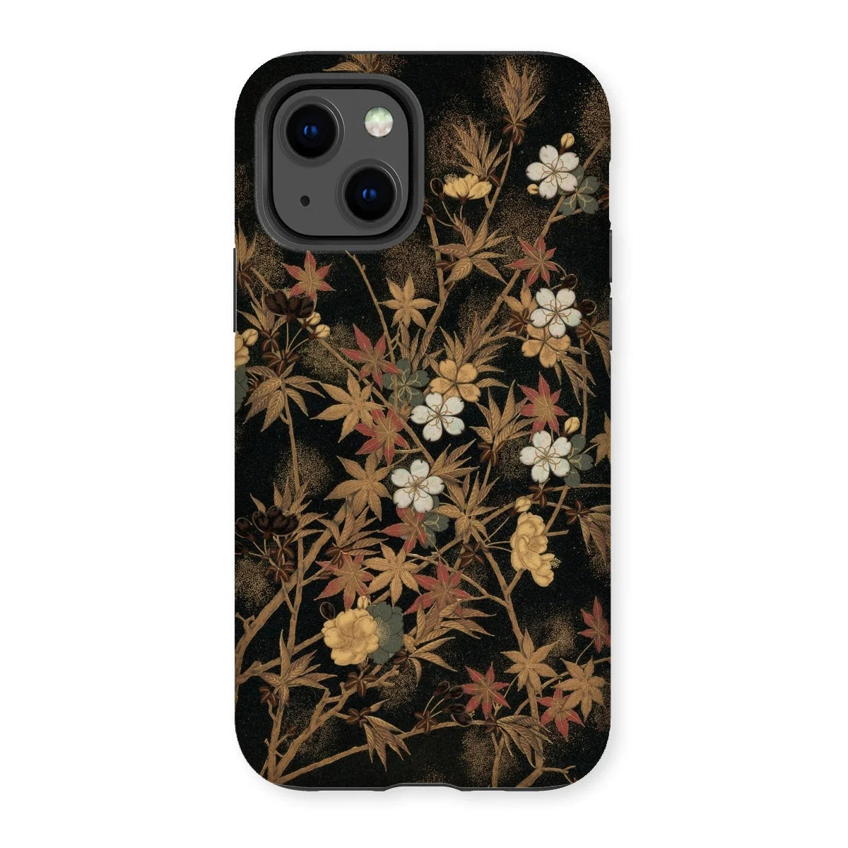 Japanese Autumn Flowers - G.a. Audsley Iphone Case 13 / Matte Mobile Phone Cases