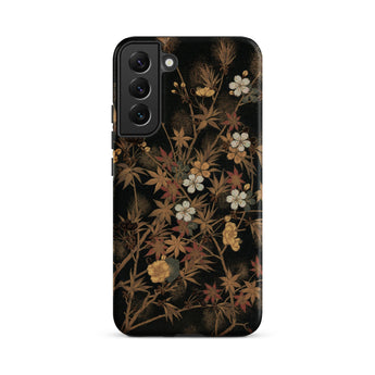 Japanese Autumn Flowers - G.a. Audsley Phone Case, Samsung Galaxy S22 Plus / Matte, Mobile Cases, Toby Leon