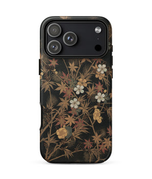 Iphone 17 Pro Max / Matte Japanese Autumn Flowers - G.a. Audsley Phone Case, George Ashdown Audsley’s, Stunning