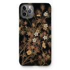 Japanese Autumn Flowers - G.a. Audsley Iphone Case 11 Pro Max / Matte Mobile Phone Cases