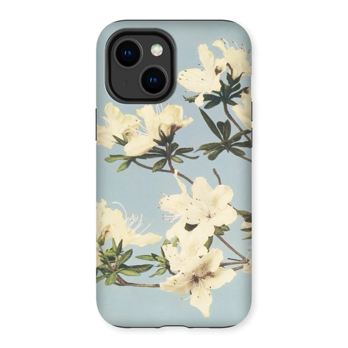 Japanese Azaleas - Kazumasa Ogawa Floral Art Phone Case - Iphone 14 Plus / Matte - Mobile Phone Cases - Aesthetic Art