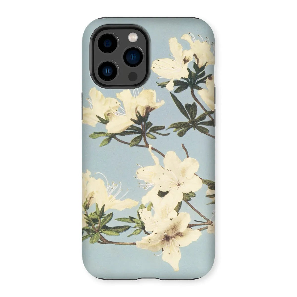 Japanese Azaleas - Kazumasa Ogawa Floral Art Phone Case - Iphone 14 Pro Max / Matte - Mobile Phone Cases - Aesthetic Art
