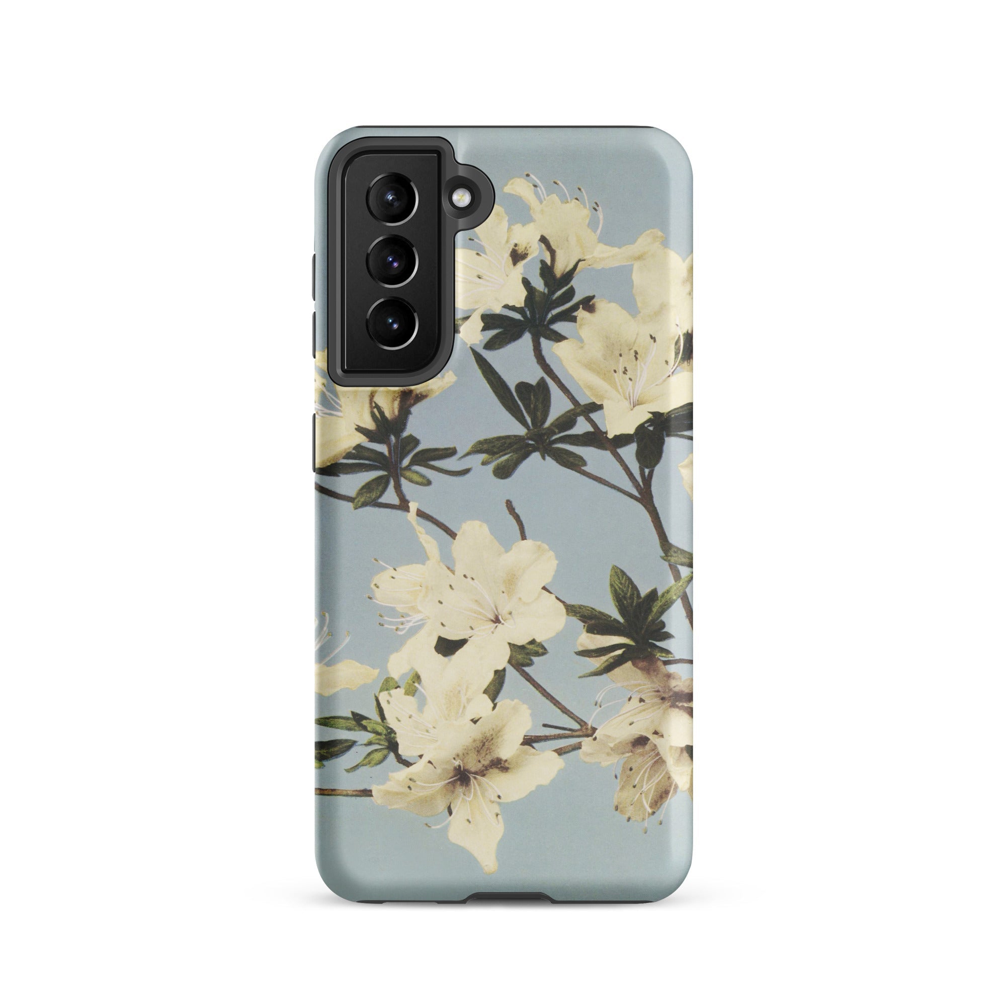 Japanese Azaleas Kazumasa Ogawa Samsung Case, Galaxy S21 / Matte, Smartphone Case Floral Design