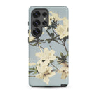 Japanese Azaleas Kazumasa Ogawa Samsung Case, Galaxy S25 Ultra / Matte, Phone Case Floral Design White Flowers Green Leaves