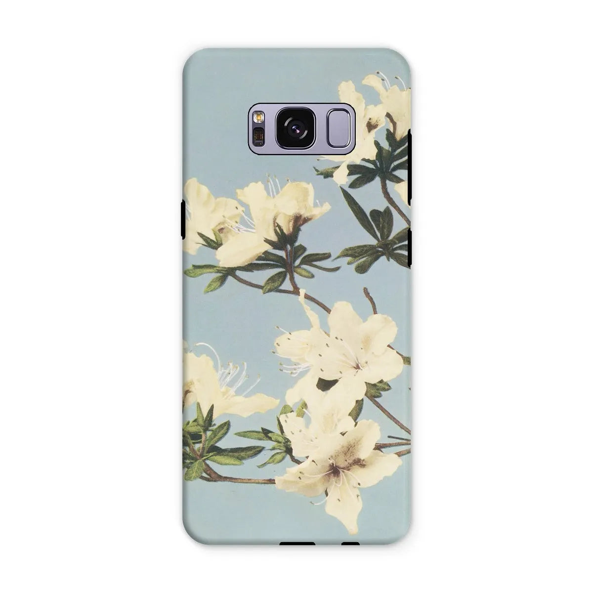 Japanese Azaleas By Ogawa Kazumasa Art Phone Case - Samsung Galaxy S8 Plus / Matte - Mobile Phone Cases - Aesthetic Art