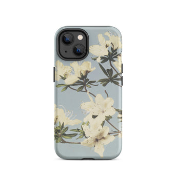 Japanese Azaleas - Ogawa Kazumasa Iphone Case, 14 / Matte, Floral Patterned Phone Case