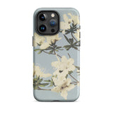 Japanese Azaleas - Ogawa Kazumasa Iphone Case, 15 Pro Max / Matte, Floral Patterned Phone Case