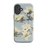 Japanese Azaleas - Ogawa Kazumasa Iphone Case, 16 Plus / Matte, Floral-patterned Phone Case