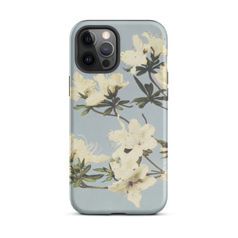 Japanese Azaleas - Ogawa Kazumasa Phone Case Iphone 12 Pro Max / Matte Floral Patterned Phone Case Kazumasa Ogawa Floral, Ogawa’s Masterful