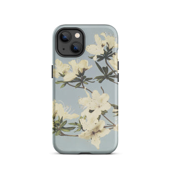 Japanese Azaleas - Ogawa Kazumasa Phone Case Iphone 13 / Matte Floral Patterned Phone Case Kazumasa Ogawa Floral, Ogawa’s Masterful Lens,
