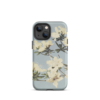 Japanese Azaleas - Ogawa Kazumasa Phone Case Iphone 13 Mini / Matte Floral Patterned Phone Case Kazumasa Ogawa Floral, Ogawa’s Masterful
