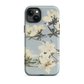 Japanese Azaleas - Ogawa Kazumasa Phone Case Iphone 15 Plus / Matte Floral Patterned Phone Case Kazumasa Ogawa Floral, Ogawa’s Masterful