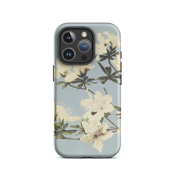 Japanese Azaleas - Ogawa Kazumasa Phone Case Iphone 16 Pro / Matte Floral Patterned Phone Case Kazumasa Ogawa Floral, Ogawa’s Masterful