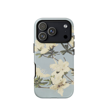 Japanese Azaleas - Ogawa Kazumasa Phone Case Iphone 17 Pro / Matte Iphone 13 Pro Max Case Floral Design Light Kazumasa Ogawa Floral,