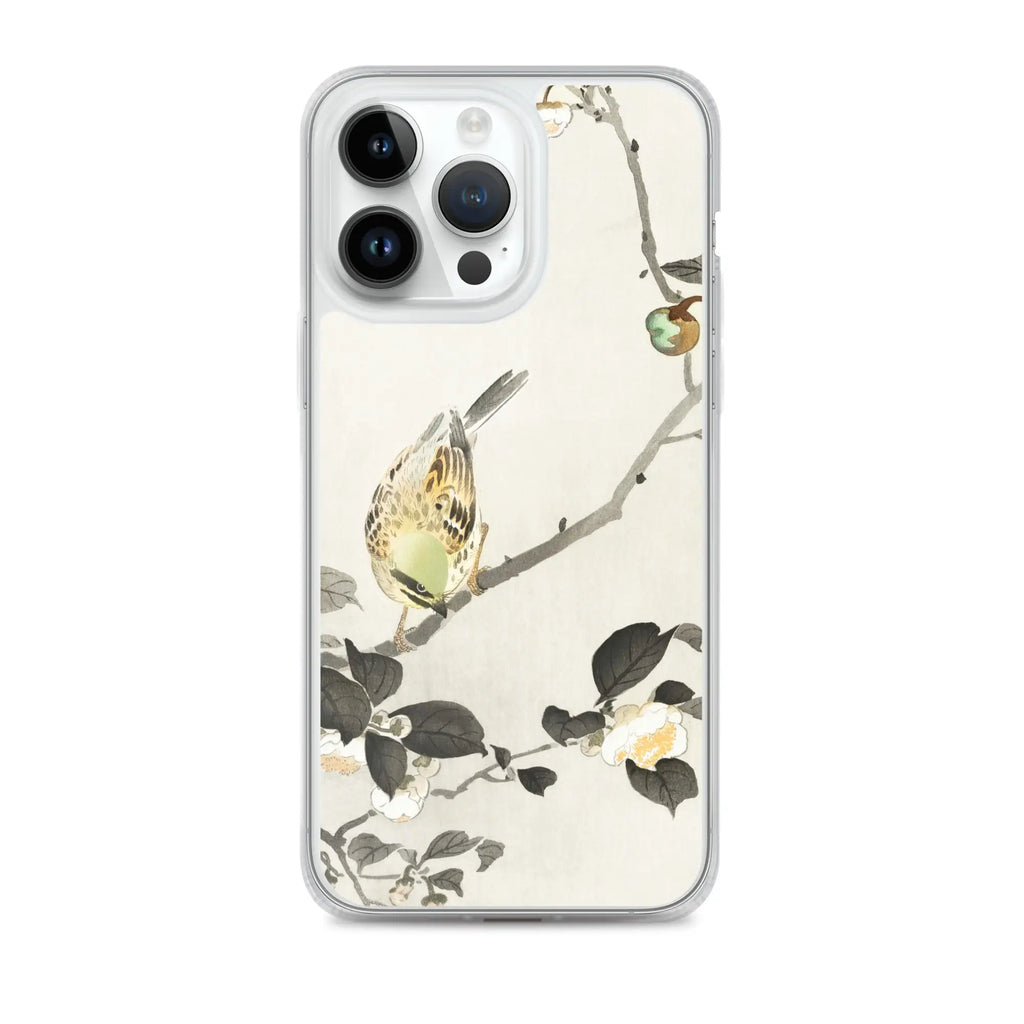 Casos de telefone de arte de pássaros de ohara koson: impressões japonesas de canela