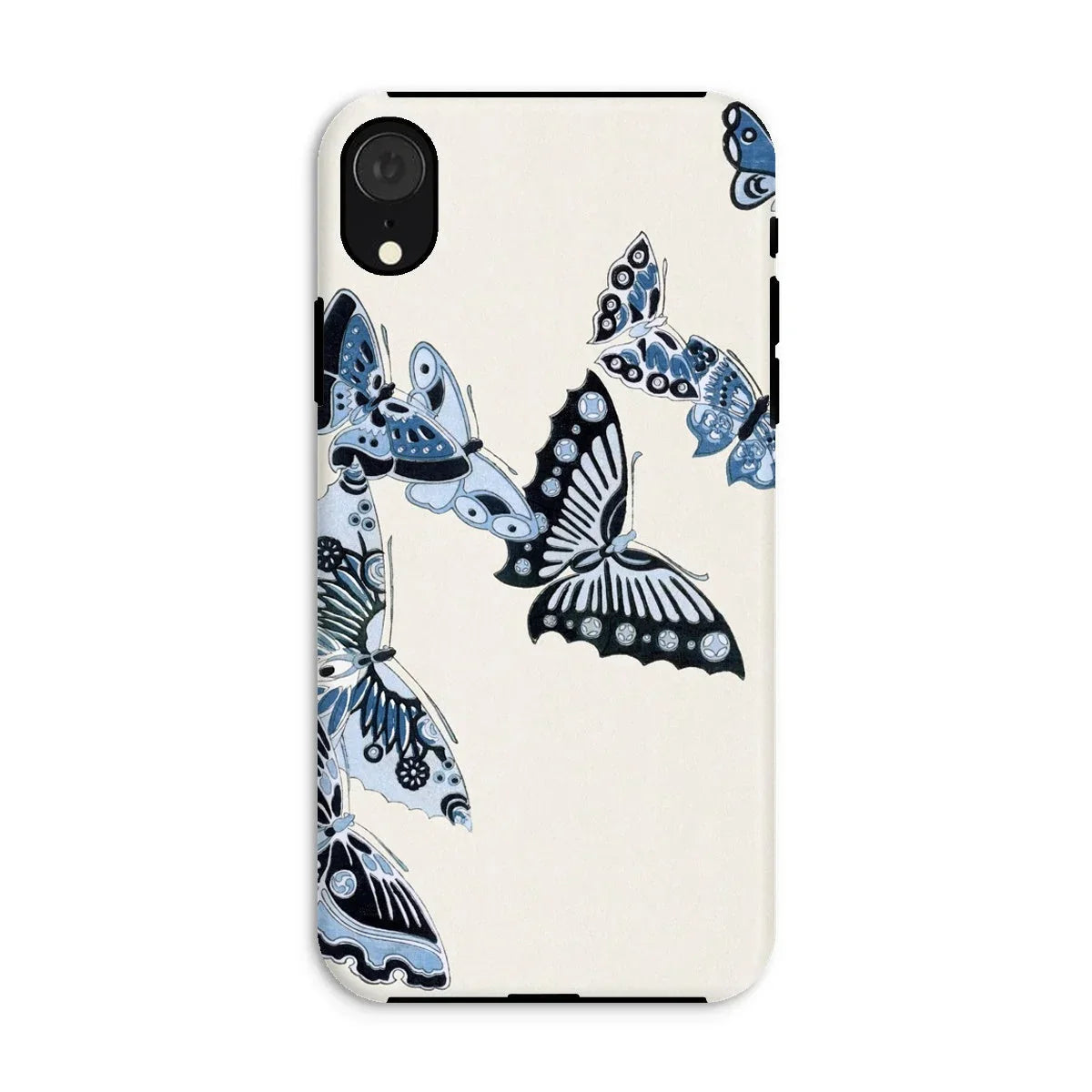 Japanese Blue Butterflies - Kamisaka Sekka Iphone Case - Xr / Matte