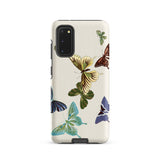 Japanese Butterflies 1 - Kamisaka Sekka Phone Case Samsung Galaxy S20 / Matte Cream-colored Phone Case Adorned Vibrant Illustrated Pattern