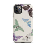 Japanese Butterflies 2 - Kamisaka Sekka Phone Case Iphone 11 Pro Max / Matte Butterfly-patterned Phone Case Kamisaka Sekka’s Butterflies,