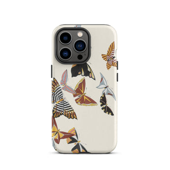 Japanese Butterflies 3 - Kamisaka Sekka Kacho-e Phone Case Iphone 13 Pro / Matte Butterfly-patterned Phone Case Kamisaka Sekka, Chō Senshu,