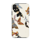 Japanese Butterflies 3 - Kamisaka Sekka Kacho-e Phone Case Iphone Xr / Matte Phone Case Colorful Butterfly Pattern Design Kamisaka Sekka,