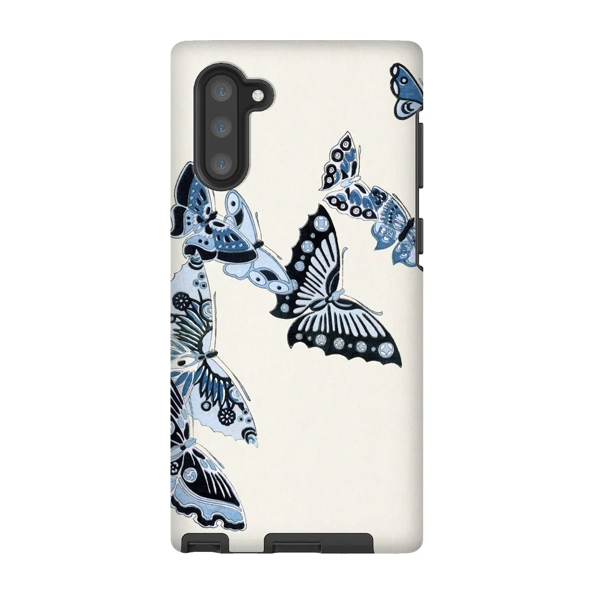 Japanese Butterflies In Blue Art Phone Case - Kamisaka Sekka - Samsung Galaxy Note 10 / Matte - Mobile Phone Cases