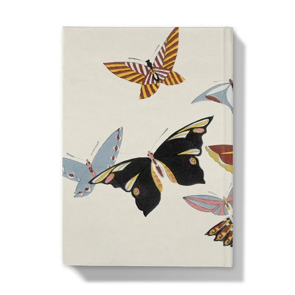 Japanese Butterflies By Kamisaka Sekka Hardback Journal - Notebooks & Notepads - Aesthetic Art