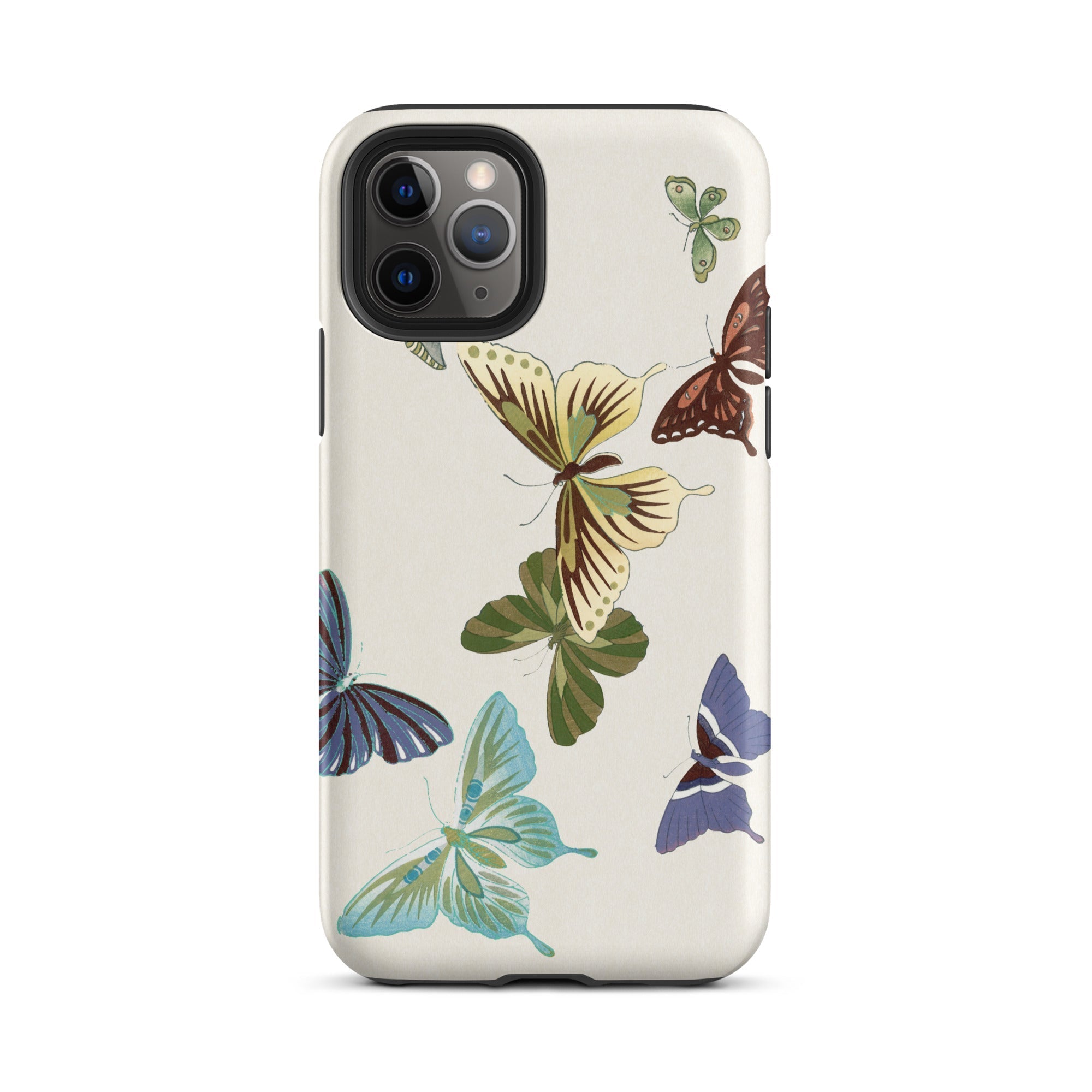 Japanese Butterflies Kamisaka Sekka Iphone Case, 11 Pro / Matte, Butterfly Patterned Phone Case