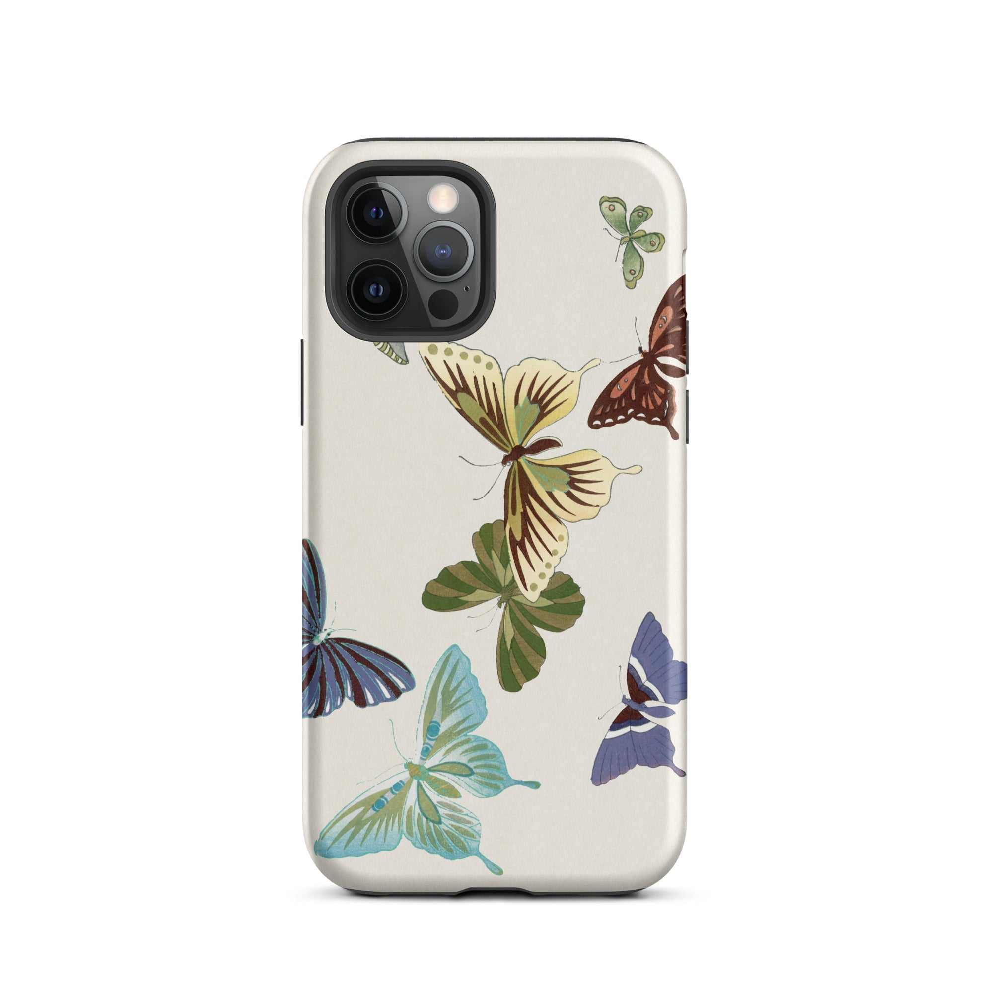Japanese Butterflies Kamisaka Sekka Iphone Case, 12 Pro / Matte, Butterfly Patterned Phone Case