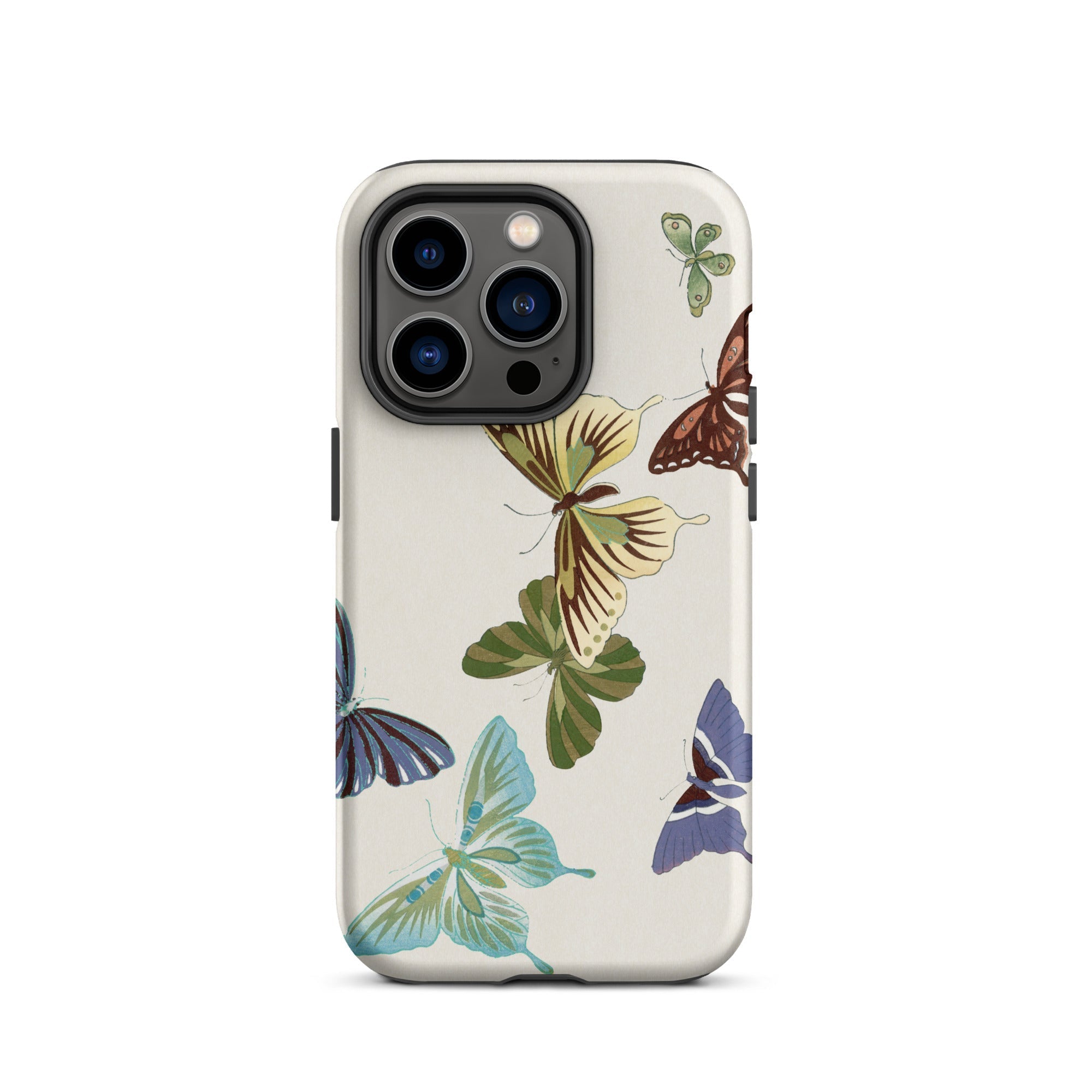 Japanese Butterflies Kamisaka Sekka Iphone Case, 14 Pro / Matte, Butterfly Patterned Phone Case
